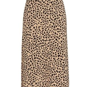 Womens long leopard skirt.
